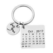 Load image into Gallery viewer, AmorDose® Personalized Calendar Keychain